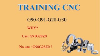 TRAINING CNC  Bài 4 G28  G30  G90  G91 CNC CODE [upl. by Ladiv]