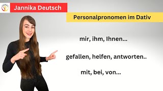 Dativ und Personalpronomen learngerman deutschkurs deutschlernen germancourse dative [upl. by Yotal]