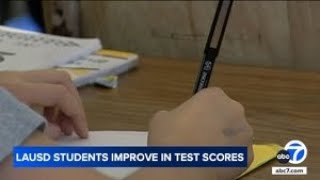 LAUSD student test scores see improvement at every grade level but remain below prepandemic levels [upl. by Eeclehc]