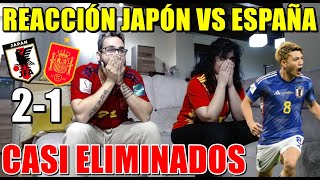 HINCHAS ESPAÑOLES REACCIONAN al JAPÓN 21 ESPAÑA ROZANDO el RIDÍCULO [upl. by Rogerio]