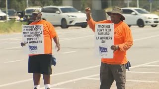 Longshoremen return to work after coming to terms strike paused until 2025 [upl. by Fagin]