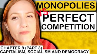 Monopolies vs Perfect Competition Part 3  Chapter 8 [upl. by Mame]