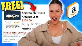 FREE Amazon Gift Card Codes ➡️ How Ive been shopping at Amazon for FREE working sitewide [upl. by Itnava886]