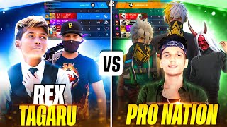 TAGARU VS PRO NATION🥵 I DESTROYED PRO NATION SQUAD🤯 NonstopGaming [upl. by Selmore]