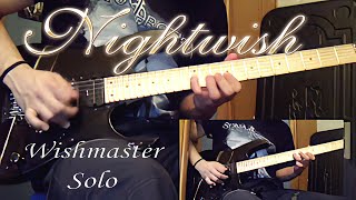 NIGHTWISH  Wishmaster  Guitar Solo Cover [upl. by Annaierb]