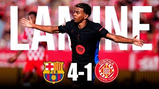 FC BARCELONA vs GIRONA 41 GOLEADA HISTÓRICA  La Liga 2024 [upl. by Ahpla]