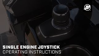 How to Maneuver Your Boat Using the Mercury Single Engine Joystick [upl. by Burney]