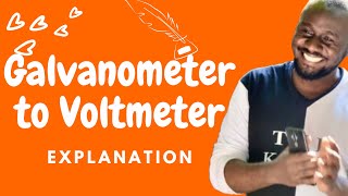 How to convert a galvanometer milliammeter to voltmeter by Kisembo Physics [upl. by Koressa]