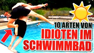 10 ARTEN VON NERVIGEN MENSCHEN IM SCHWIMMBAD [upl. by Aivil]