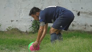 JUGANDO EN CAMPO DE PASTO MAL CORTADO  POLONIA VS ROGA [upl. by Vedi]