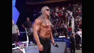 Scott Steiner challenges Triple H to a bench press contest Raw January 13 2003 [upl. by Anertal]