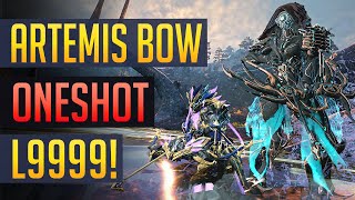 Warframe  32x Damage STRONGEST Artemis Bow LEVEL 9999 Steel Path [upl. by Tut]