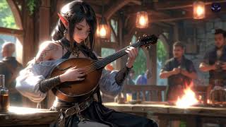 Relaxing Fantasy Music  Bard Elf Ambience Tavern BGM Medieval Theme [upl. by Herman]