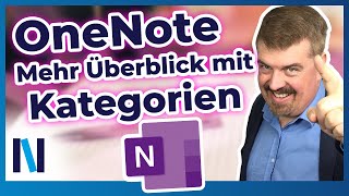 OneNote Schaffe mehr Übersichtlichkeit mit TagsKategorien [upl. by Colene]