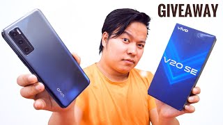 Vivo V20 SE Unboxing amp First Impressions Giveaway 🎁 [upl. by Lanuk]