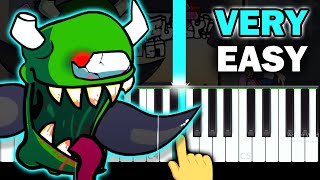 Ejected  Friday Night Funkin vs Impostor V3  VERY EASY Piano tutorial [upl. by Morice101]