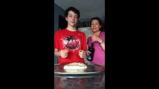 14 year old makes gluten free pizza crust [upl. by Holleran]