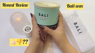 Bali Wax Honest Review  Olive Wax  How to Use  Fashionista Diaries [upl. by Dnaletak598]