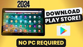 2024 STEP BY STEP How To Download The Google Play Store On Amazon Fire Tablet [upl. by Alveta]