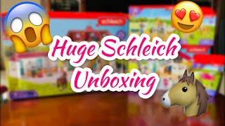 HUGE Schleich Unboxing [upl. by Ambrose]