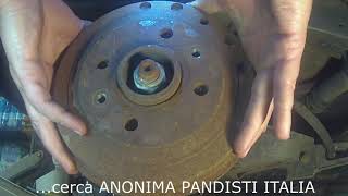 NONTUTORIAL smontaggio tamburo fiat PANDA 1100 141A anno 2002 [upl. by Launce]