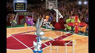 Lets Play Space Jam Bugs Bunny Basketball Looney Tunes Web Game for Kids Playthrough 4K [upl. by Atinek569]