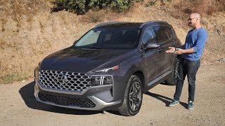 2022 Hyundai Santa Fe Hybrid Test Drive Video Review [upl. by Martinsen]