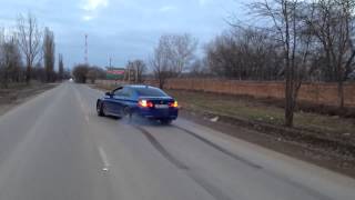 BMW M5 F10 burnout and acceleration [upl. by Lillie]