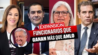 Los SUELDOS de 11 FUNCIONARIOS que GANAN MÁS que AMLO  ÚLTIMAS NOTICIAS [upl. by Godard938]