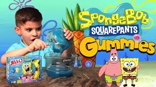 Jello SpongeBob GUMMY Characters  How To Make It [upl. by Alenoel]