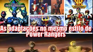 SÉRIES ADAPTADAS AO ESTILO POWER RANGERS [upl. by Ioves]