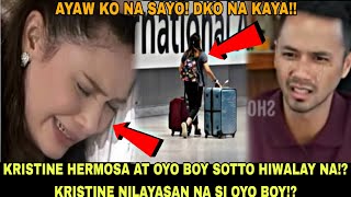 Kristine Hermosa at Oyo Boy Sotto Hiwalay naKristine Lumayas na ng TULUYAN sa Poder ni Oyo Boy [upl. by Artimas]