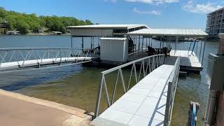 DockRealtycom  DLS 15310 Ozark Barge Dock [upl. by Demmer57]