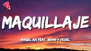 Anuel AA Feat Renn y Yexel  Maquillaje Remix Official IA Letra [upl. by Icats]