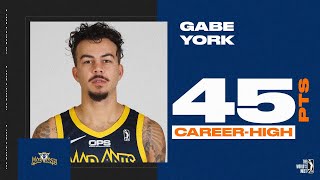 Gabe York EXPLODES For A CareerHigh 45 Points vs Maine Celtics [upl. by Joachima]