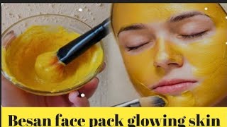 Besan Honey Face pack for glowing skin  Besan face pack glowing skin [upl. by Aiasi]