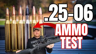 2506 Ammo Test Which one will win  Weatherby Vanguard Obsidian [upl. by Greggory]