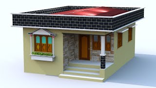 5 LACKS BUDGET TIN SHADE HOUSE PLAN छत की तरह देखने वाला TIN SHADE घर का डिजाइन premshomeplan [upl. by Wehrle747]