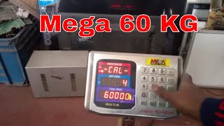 Mega 60 kg Weight Scale Calibration in Bangla [upl. by Easton]