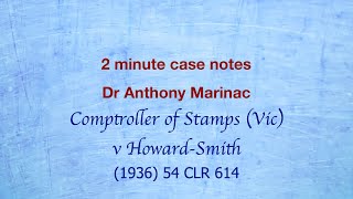 Comptroller of Stamps Vic v Howard Smith Equitable Assignment [upl. by Amalle]