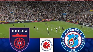 Odisha FC vs Jamshedpur FC  ISL 202425  eFootball Match [upl. by Nnairek689]