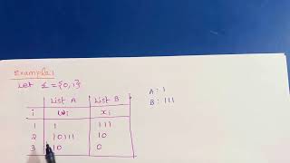 Theory of Computation Modified Post Correspondence Problem MPCP [upl. by Gillett986]