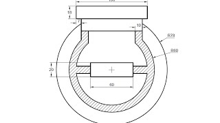 2d AutoCAD practice drawing [upl. by Dallman]