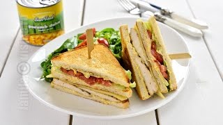 Sandwich cu pui si porumb  Chicken sandwich CC Eng Sub  JamilaCuisine [upl. by Tilly]