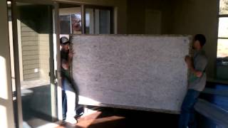 How to carry Granite and Concrete Counters [upl. by Annailuj]