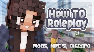 📝 NPCS MODS DISCORD  How To Roleplay In Depth Minecraft Roleplay Tutorial [upl. by Enyar]