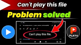 How to fix mx player cant play this file  mx player cant play this file problem 2024 [upl. by Ayotel]