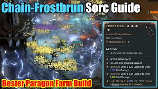 ChainFrostburn Sorc Guide  Bester Paragon Farm Build [upl. by Neneek]