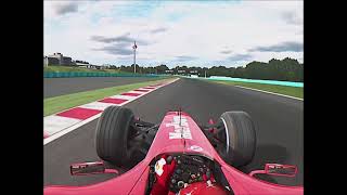 Michael Schumachers Pole Lap  2004 Hungarian GP assettocorsa [upl. by Ena]