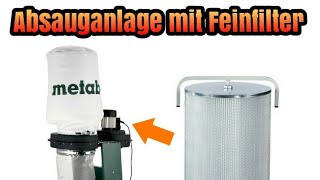 Absauganlage mit Feinfilter für 0€ [upl. by Vitoria]